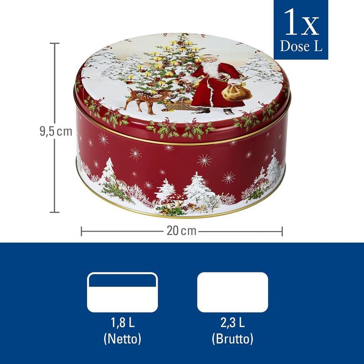 Actual product image Villeroy & Boch Winter collage biscuit tin set (1.80 l)