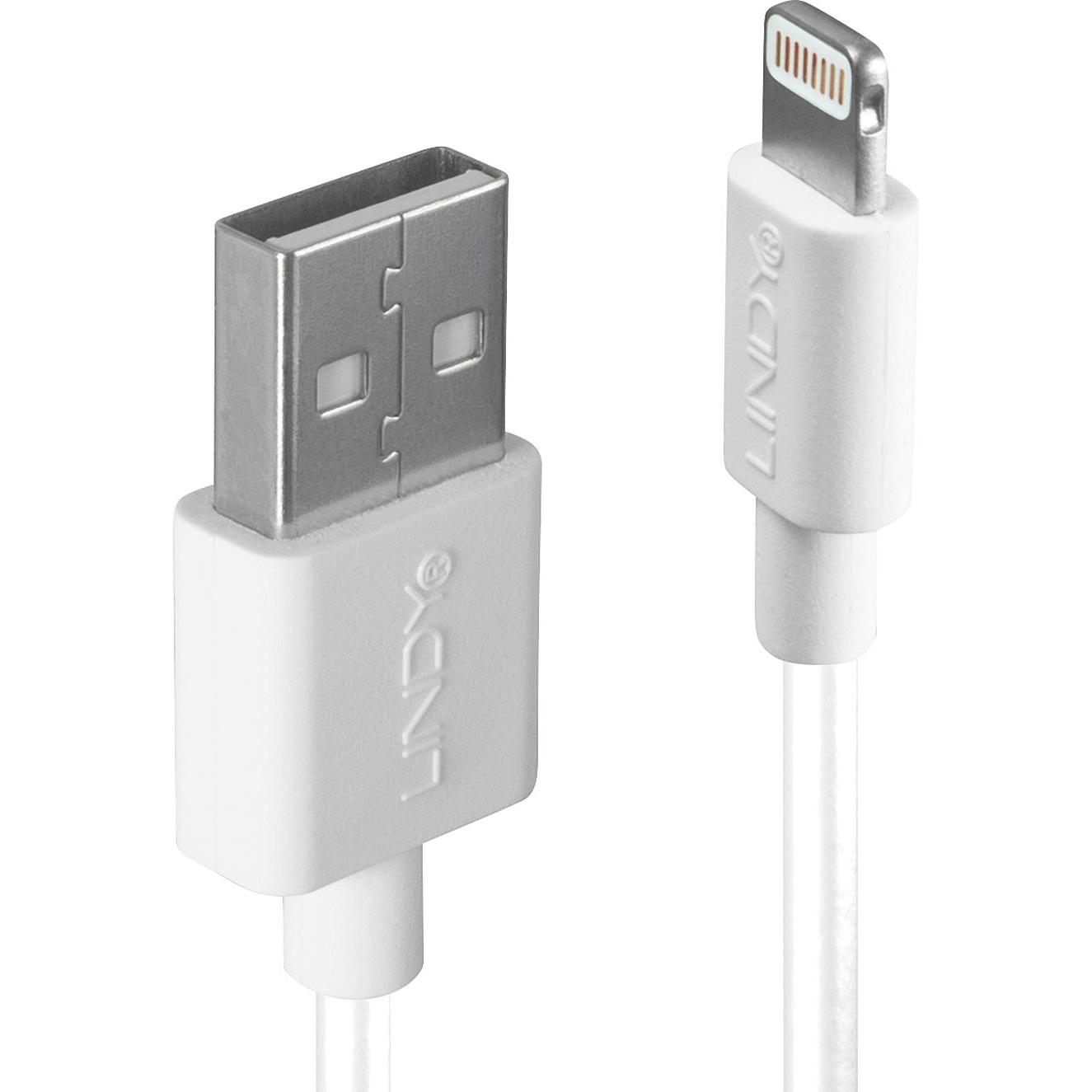 Thumbnail - Lindy USB A – Lightning (1 m, USB 2.0), USB Kabel