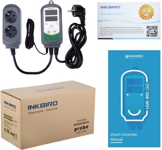 Image du produit Inkbird Contrôleur de température ITC-308-WiFi