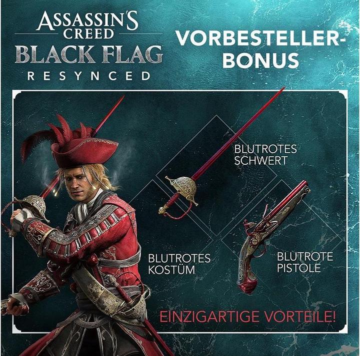 Immagine prodotto Ubisoft Assassin’s Creed Black Flag Resynced - Launch Edition (PS5, DE, FR, IT)