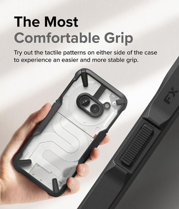 Immagine prodotto Ringke Case for Nothing Phone (2a) / (2a) Plus FUSION X BLACK (Niente Telefono (2a))
