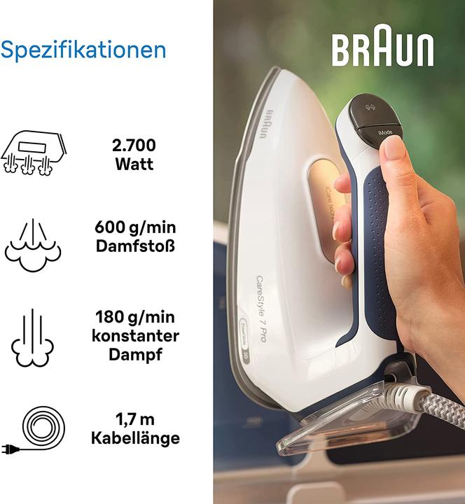 Produktbild Braun CareStyle 7 Pro IS7282 BL (2700 W, 600 g/min)