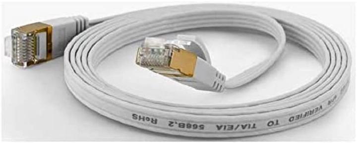 Produktbild Wantec 7007 F/UTP (FTP) Weiss 2m Cat6a Netzwerkkabel (F/UTP, CAT6a, 2 m)
