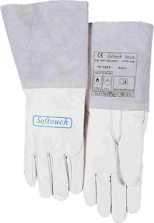 Image du produit Elmag Gants de soudeur à 5 doigts WELDAS 10-1005 XL (9.5)