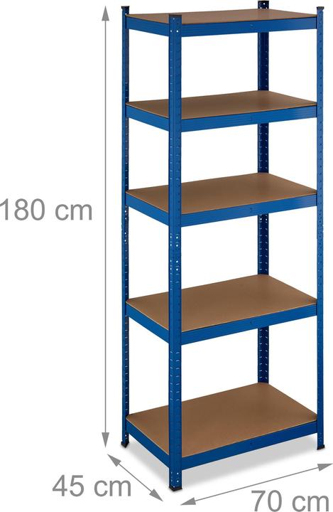 Actual product image Relaxdays Heavy duty shelving