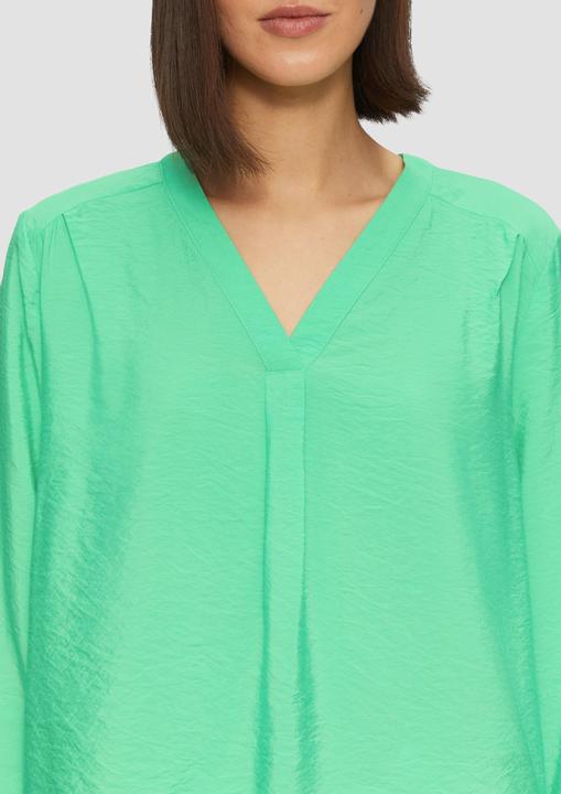 Actual product image s.Oliver Bluse Strukturierte Bluse mit V-Ausschnitt (42)