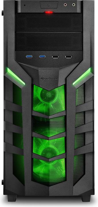 Actual product image Sharkoon DG7000-G GREEN (ATX)