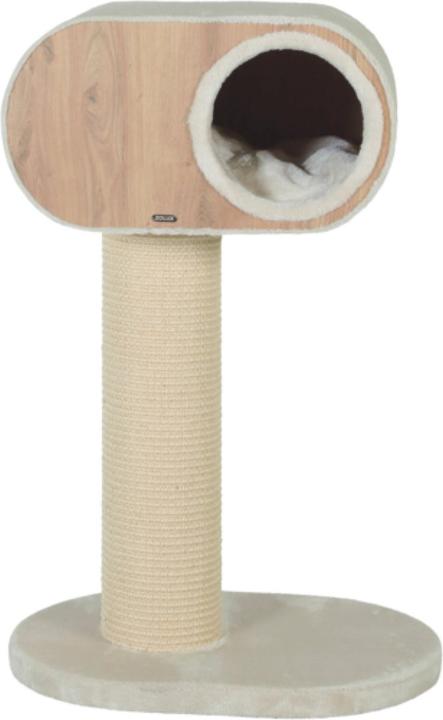 Actual product image Zolux Scratching post Wonderful Cat colour beige - Cat scratching post - 60 x 42 5 x 92cm (92 cm, Beige)