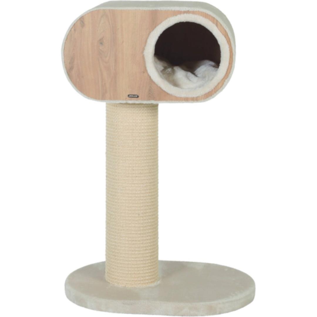 Zolux Kratzbaum Wonderful Cat Farbe beige - Katzenkratzbaum - 60 x 42 5 x 92cm (92 cm, Beige), Katzenbaum