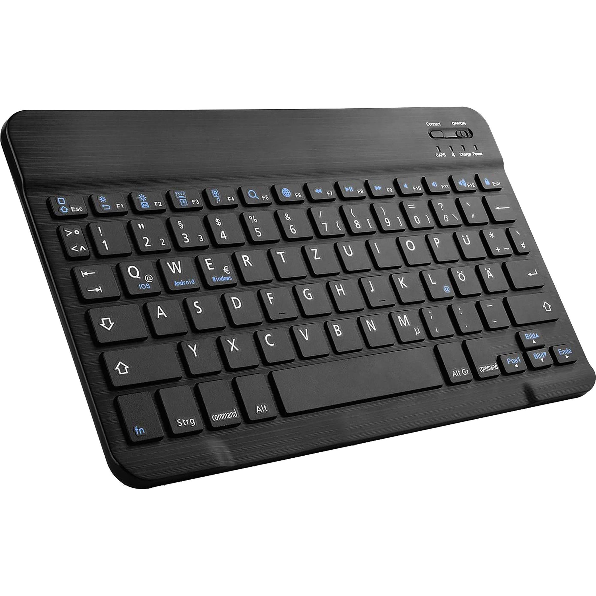 Cazy Tastatur Hülle Kompatibel mit Samsung Galaxy Tab S9+ / S9 FE+ - Schutz Etui mit magnetisch (DE, Galaxy Tab S9 FE+, ...