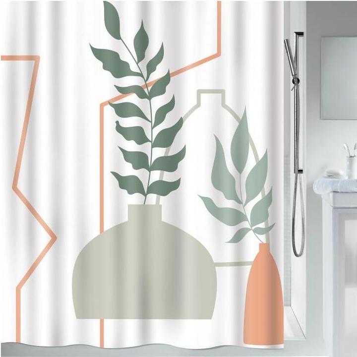 Actual product image spirella Shower curtain polyester Kenzi 180 X 200 cm (180 x 200 cm)