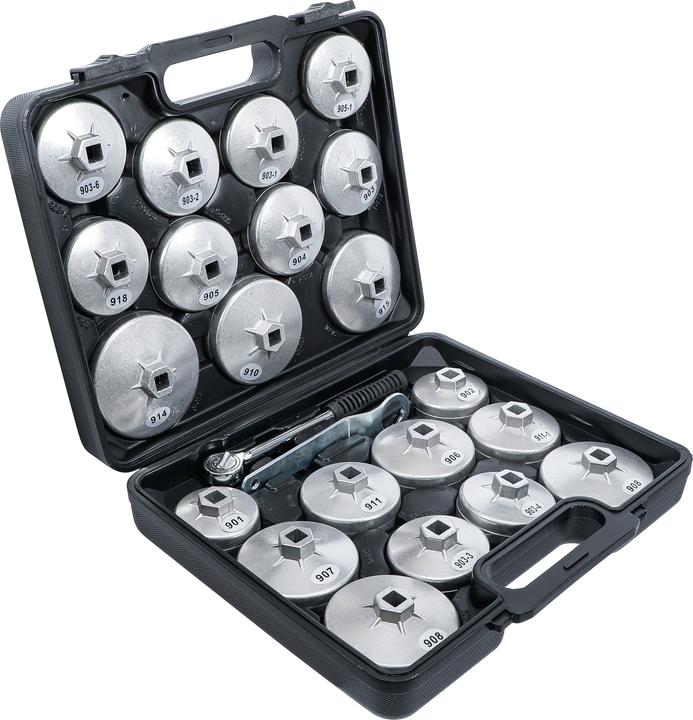 Actual product image BGS Oil filter spanner set