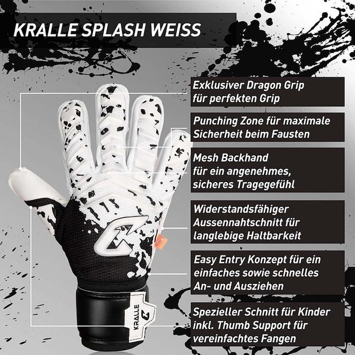 Image du produit Catch & Keep Gants de gardien de but enfants Gants de football Gants de gardien Goalie Gants de gardien de but (3)