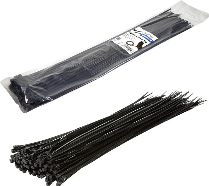 Image du produit LogiLink Colliers de serrage 100 pièces, longueur : 500 mm, épaisseur : 4,4 mm, noir (Serre-câbles en plastique, 500 mm, 100 pcs)