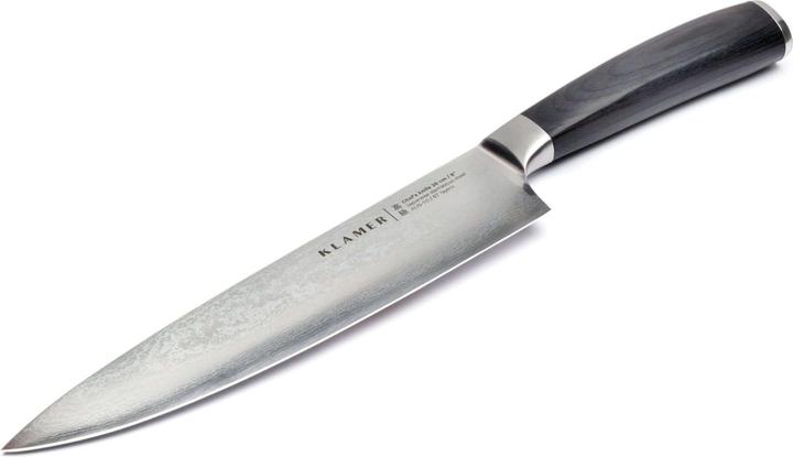 KLAMER Damast Chefmesser 20cm Fleischmesser (20 cm)
