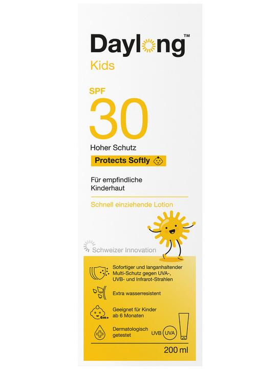 Actual product image Daylong Kids Lotion (Sun lotion, SPF 30, 200 ml, 250 g)