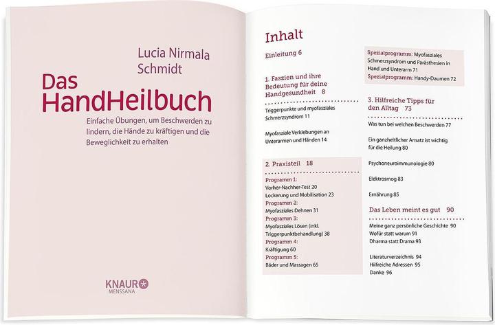 Immagine prodotto Das HandHeilbuch (Tedesco, Lucia Nirmala Schmidt, 2020)