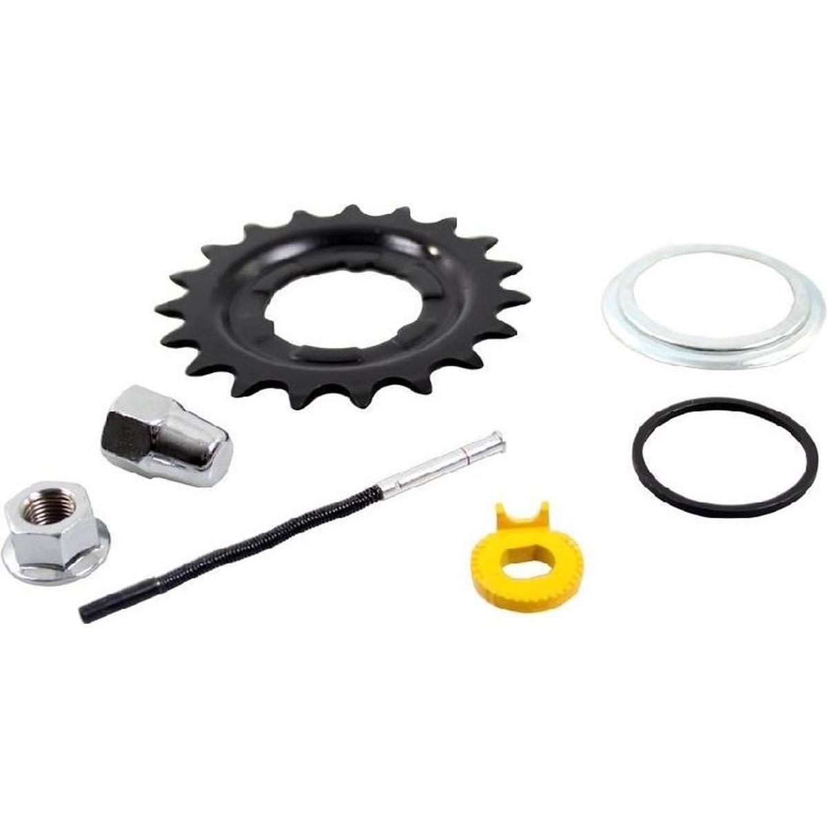 Roland achterwiel 28 Nexus 3 RN ZAC2000 zwart RVS spk (Parti di ricambio per strumenti), Accessori per strumenti, Nero