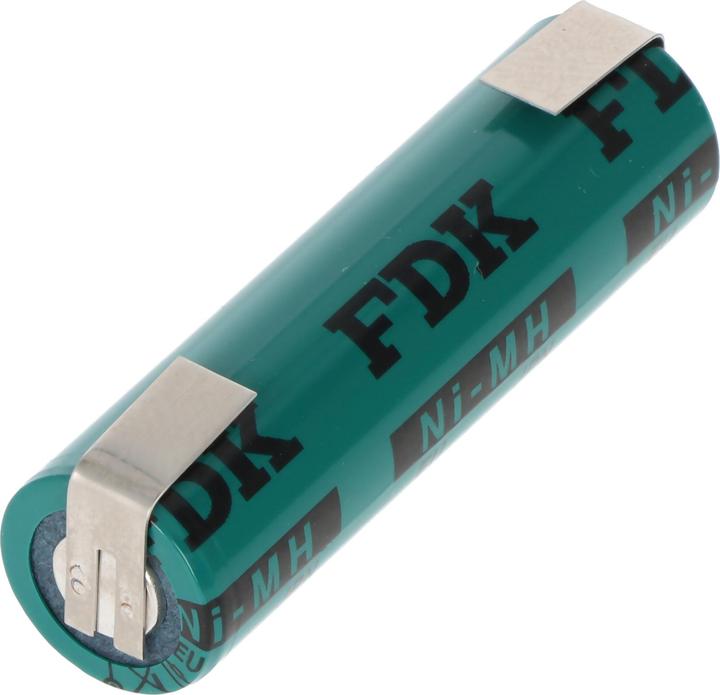 Produktbild Sanyo Akku Flat Top, Lötfahne U-FORM (AA)