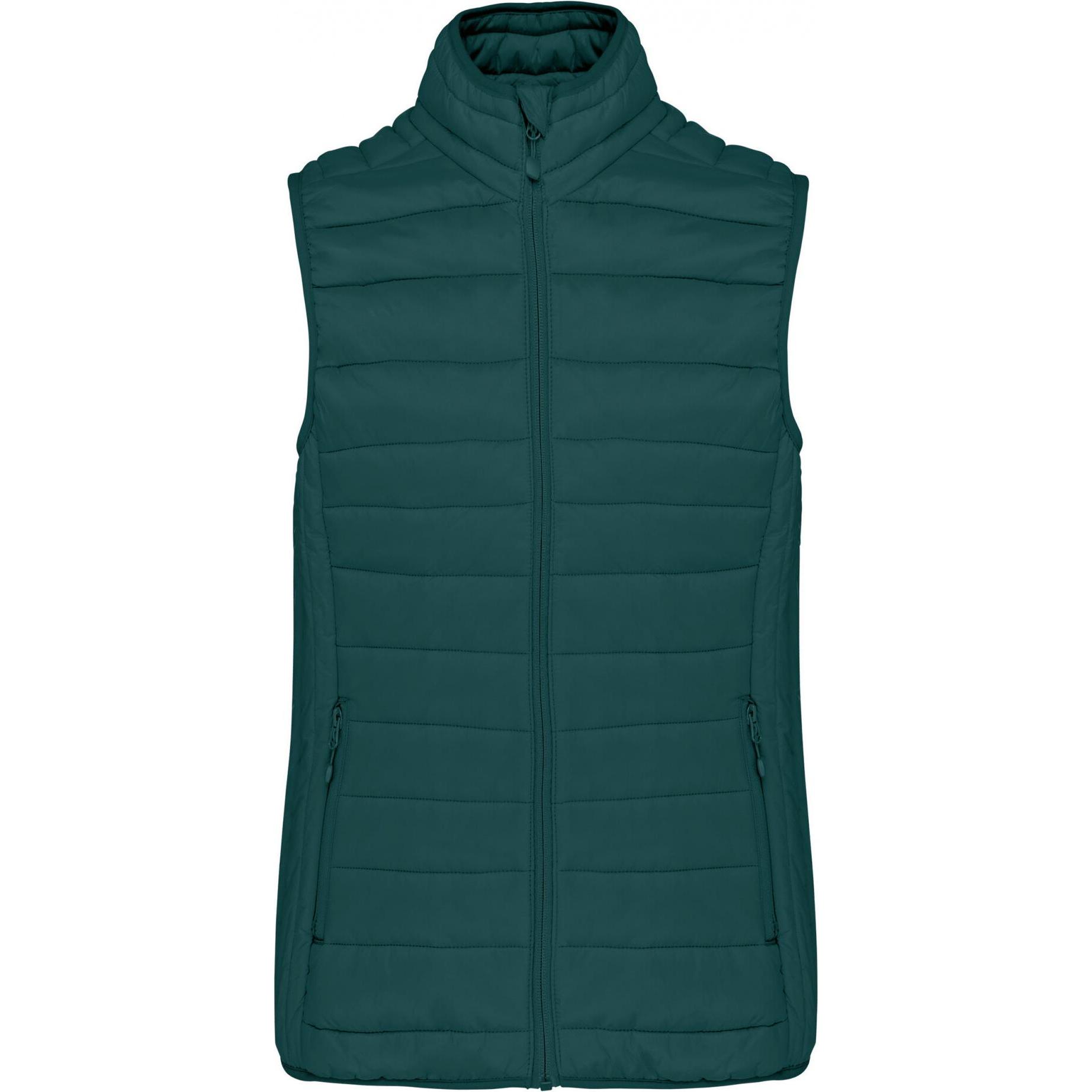 Kariban, Damen, Jacke, Leichte ärmellose Daunenjacke, Damen (M), Grün, M