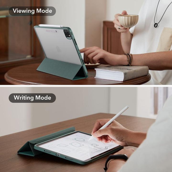 Actual product image ESR ASCEND HYBRID IPAD PRO 12.9 2021 / 2022 FOREST GREEN (iPad Pro 12.9)