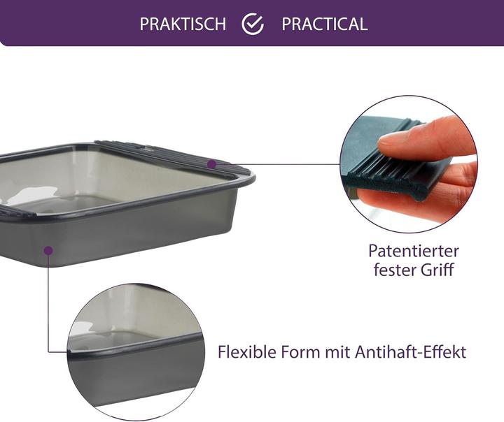 Produktbild Mastrad Backform quadratisch Silikon (23 cm)