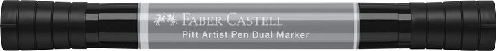 Produktbild Faber-Castell Tuschestift Pitt Artist Pen Dual Hellgrau (Schwarz, Gold, 1 x)
