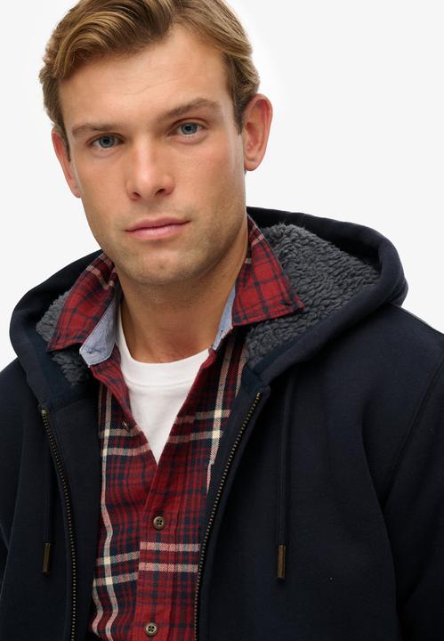 Image du produit Superdry Sweat à capuche zippé doublé Borg (L)