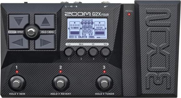 Actual product image Zoom G2X Four multi-effect unit with jack cable (Guitar)