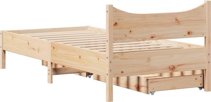 Immagine prodotto vidaXL Letto con cassetti in pino (180 x 200 cm)