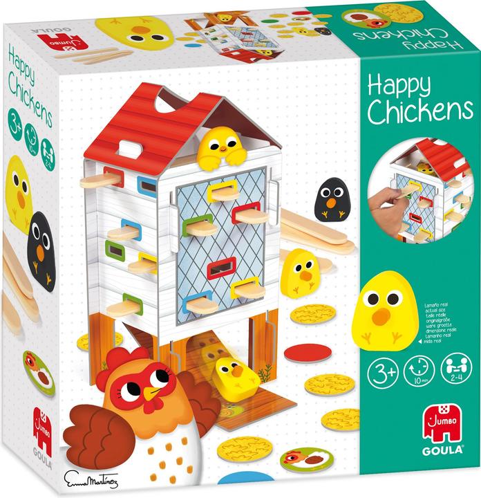Goula happy chicken (Catalan, Dutch, English, French, German, Italian, Portuguese, Spanish, 2 - 4 Players)