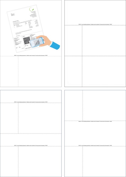Image du produit Dataform Formulaires de facture pour facture QR Premium (500 x)