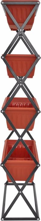 Image du produit tectake Jardinière verticale avec 4 bacs à fleurs