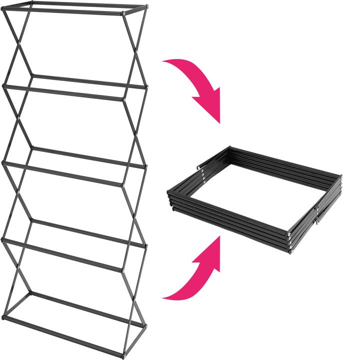 Image du produit tectake Jardinière verticale avec 4 bacs à fleurs