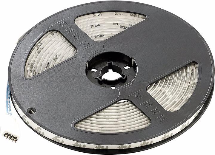 Produktbild Lunartec RGB-LED-Streifen mit Netzteil & Fernbedienung (500 cm)