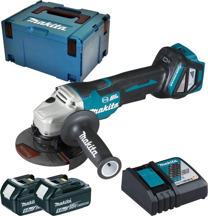 Produktbild Makita 18V Akku-Winkelschleifer DGA517RTJ (125 mm)
