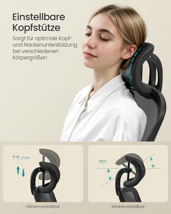 Actual product image Songmics Ergonomischer Bürostuhl
