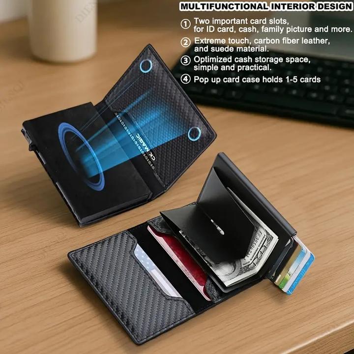 Produktbild Cbx Smart Wallet RFID Kreditkartenhalter Carbon