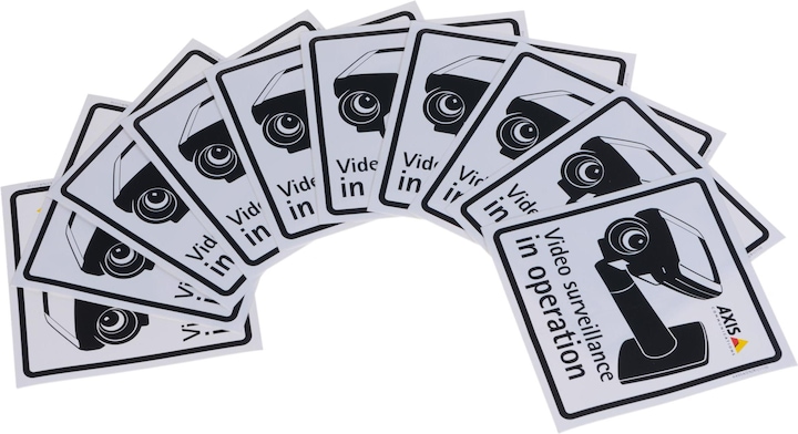 Actual product image Axis Sticker monitoring