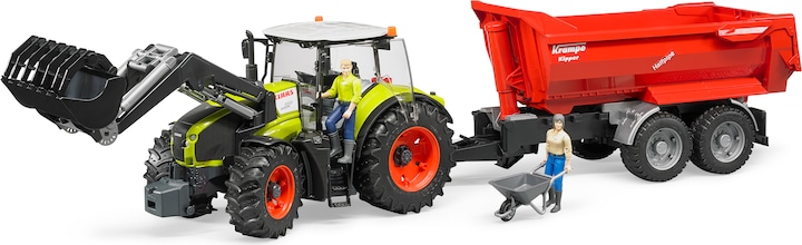 Actual product image Bruder Claas Axion 950 with front loader