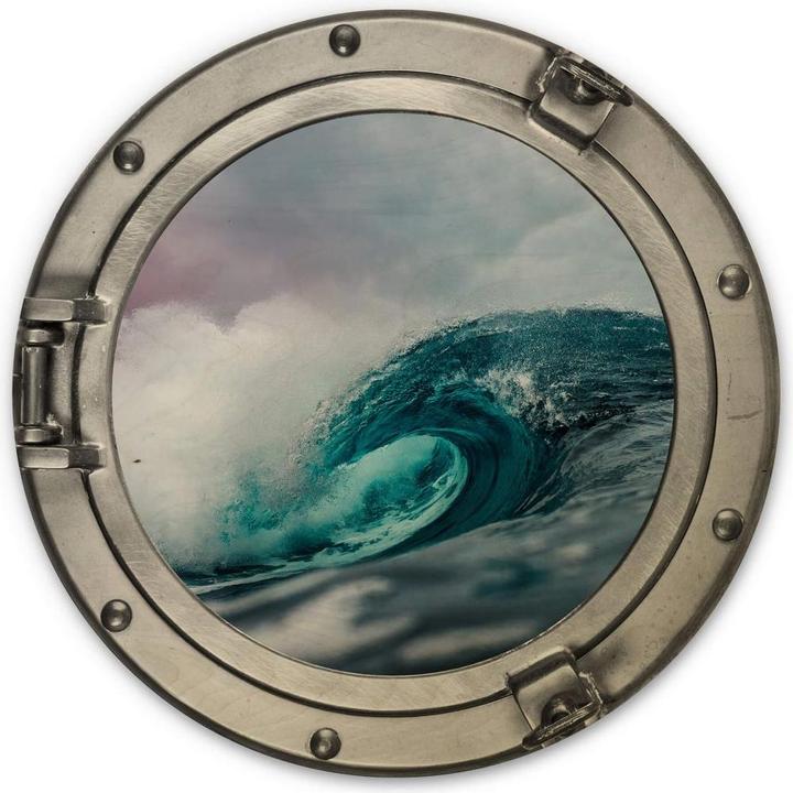 Image du produit Trenddeko Optique 3D - La mer déchaînée (45 x 45 cm)