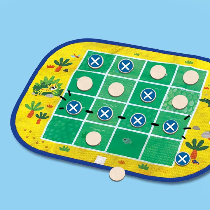 Actual product image Ses Wrap and Go Travel Games, 3in1 (German, French, English)