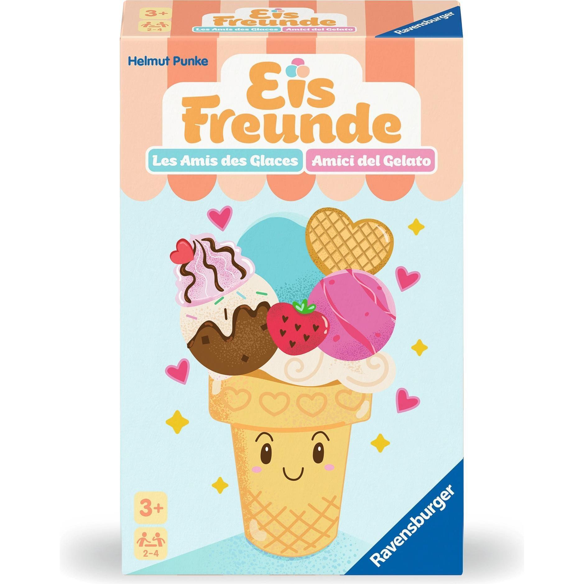 Ravensburger 23048 - Eis-Freunde, süsses Merk- und Sammelspiel für Kinder ab 3 Jahren, für 2-4 (Deutsch, Italienisch, Fr...
