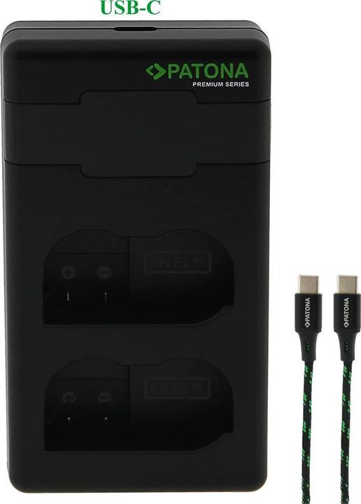 Actual product image Patona Premium Twin Charg. Nikon EN-EL15 (Camera battery charger)