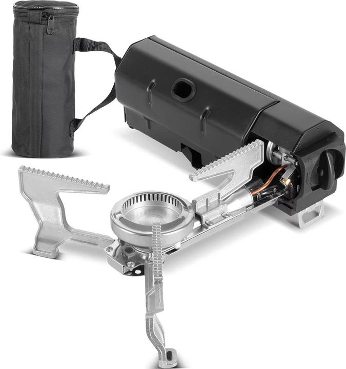 Produktbild Stahlwerk Campingkocher faltbar, klappbarer Gaskocher Outdoor Butangas Kocher