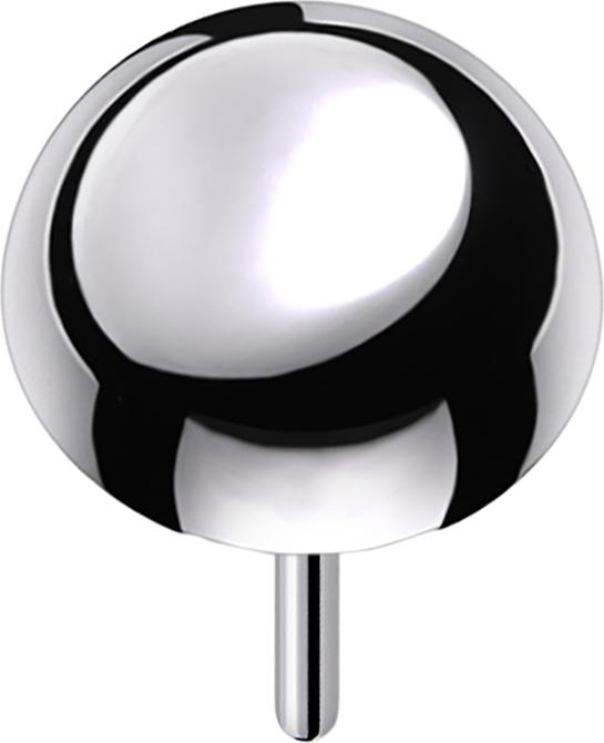Produktbild Star Piercing Threadless Kuppel silber (ohne Messing, Titan G23)
