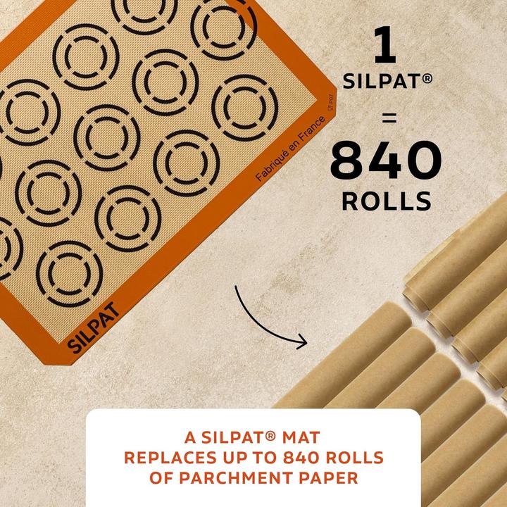 Produktbild Silpat Cookie-Backmatte aus Silikon (41 x 29 cm)