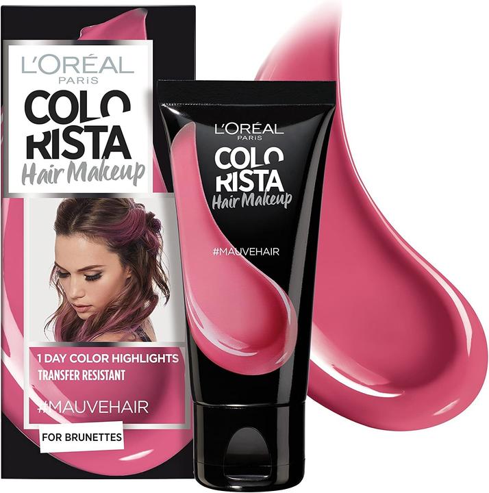 Actual product image L'Oréal Paris L'Oreal Colorista Hair Makeup Mauve Hair 30 Ml (Mauve)