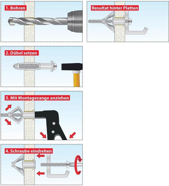 Actual product image Tox Cavity dowel Acrobat M8x68 mm,Blister 2 pieces (2 pcs.)