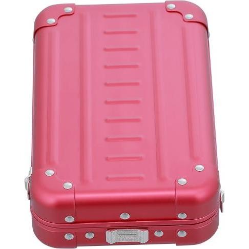 Aleon, Handtasche, Aluminium Vertical Vanity Case 7,5", Rot